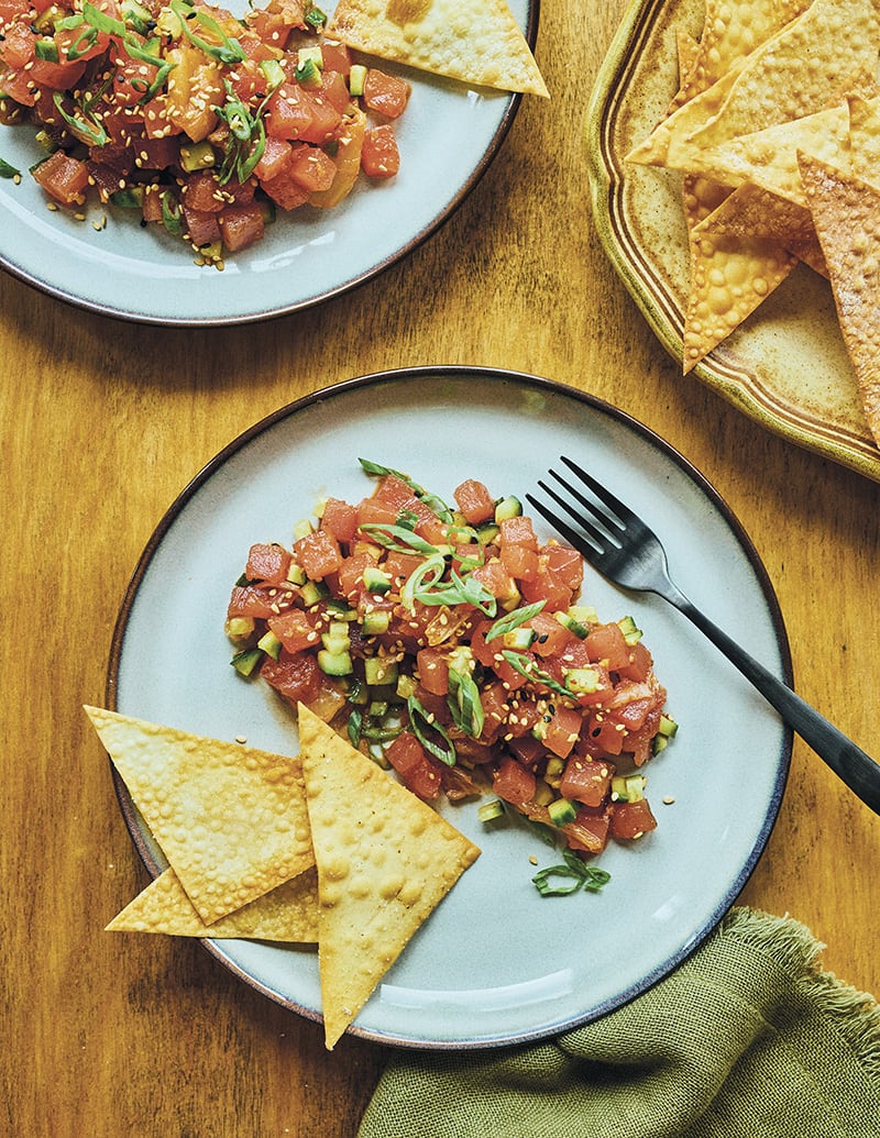 Tartare de thon à la Coréenne