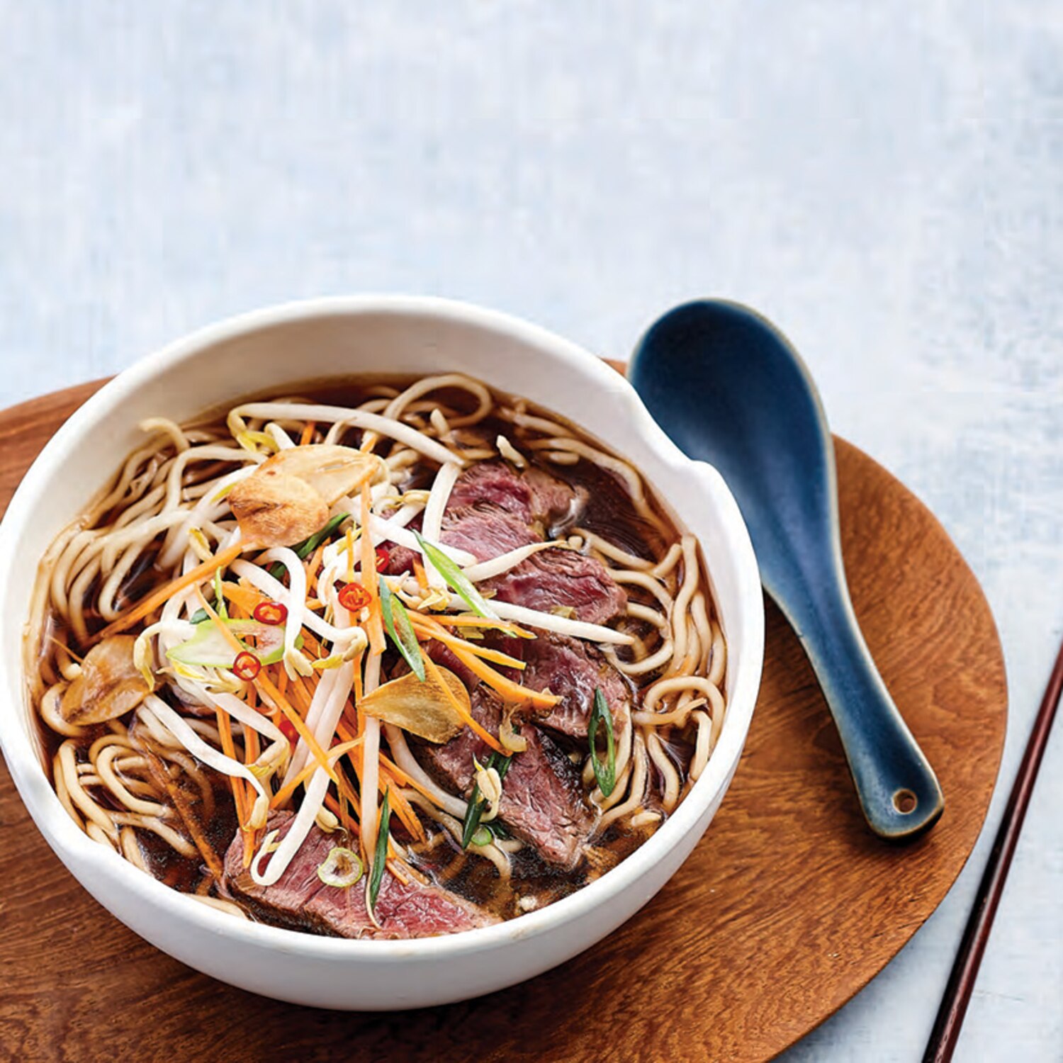 Recette de soupe asiatique au boeuf et au gingembre Coup de Pouce