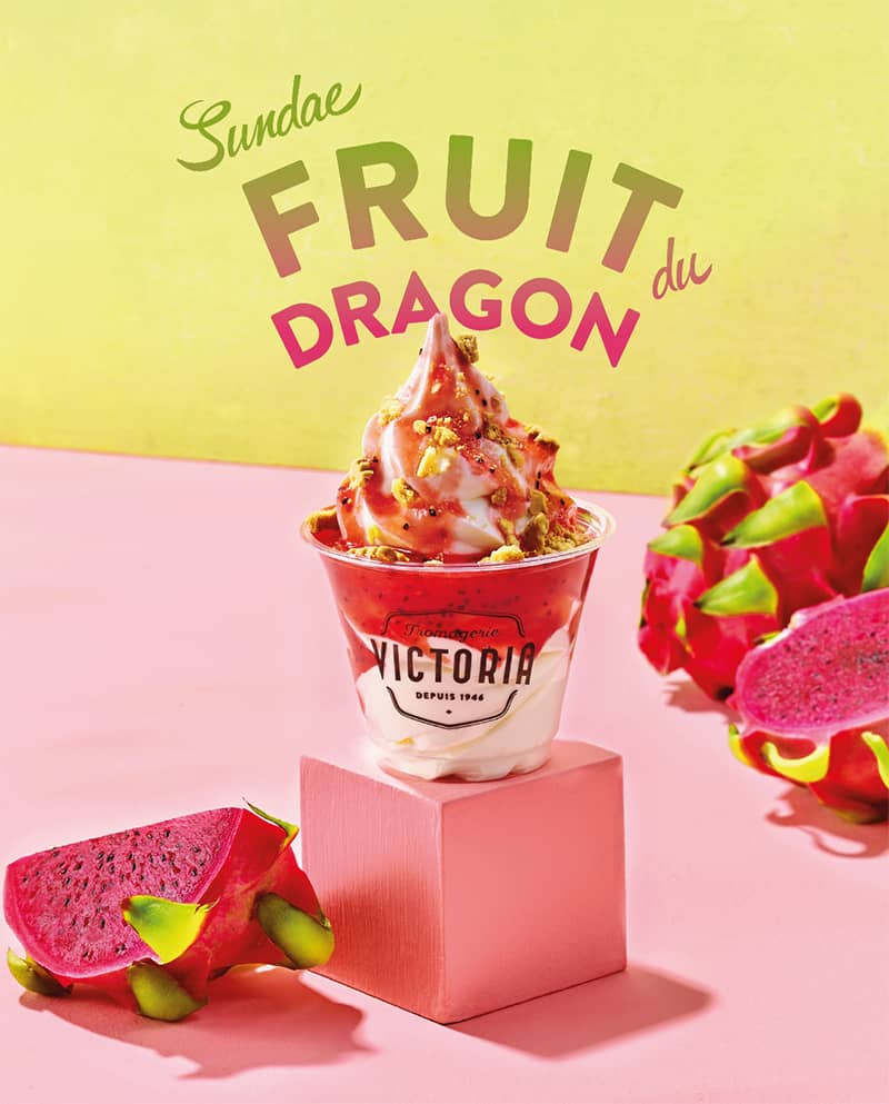 Sundae Fruit du dragon