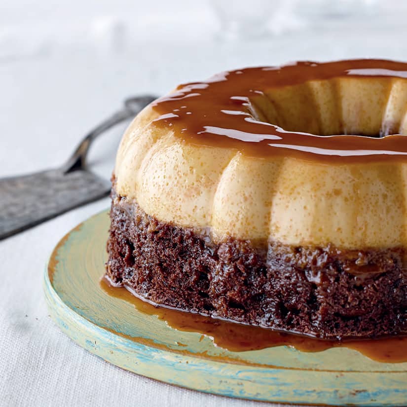 Recette de chocoflan au caramel Coup de Pouce