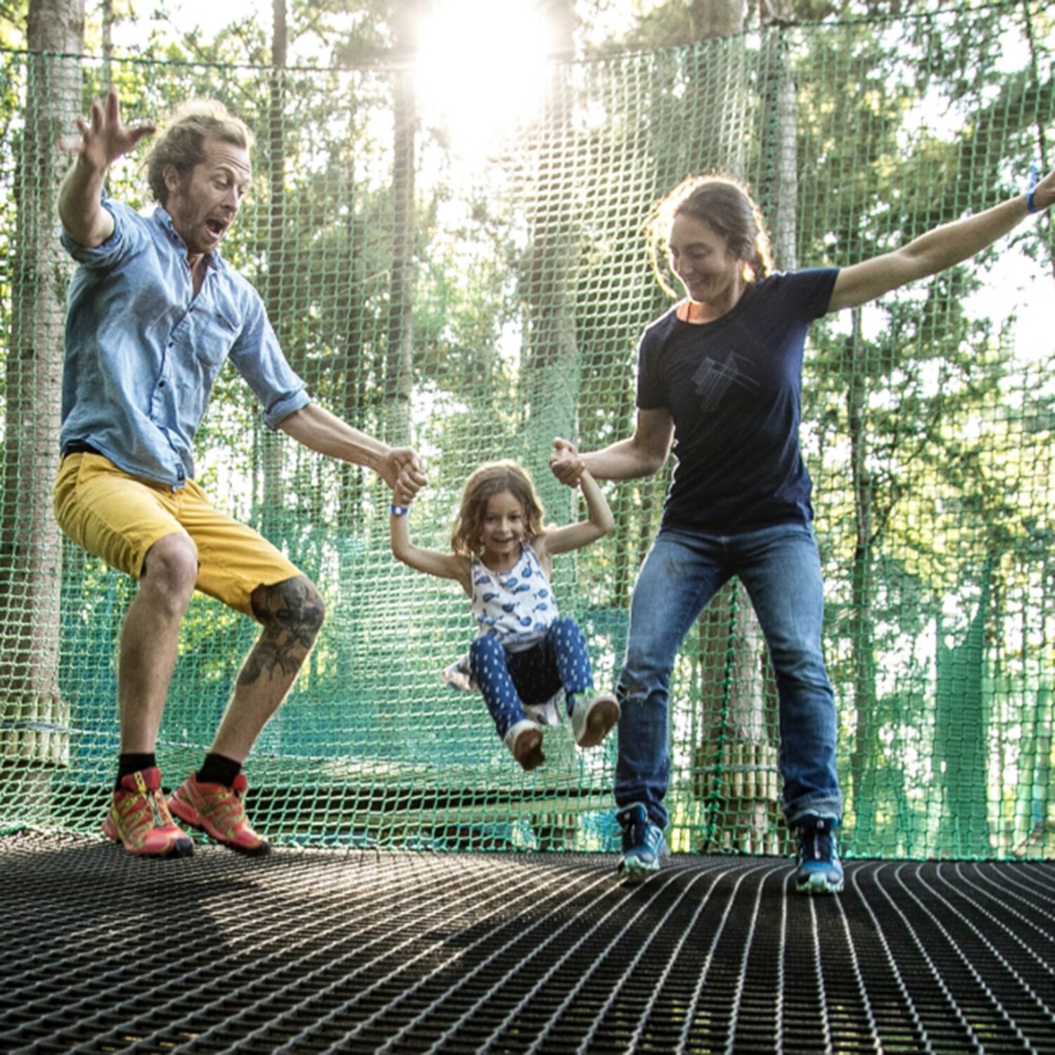 Uplå un village ludique à la cime des arbres au mont SaintGrégoire
