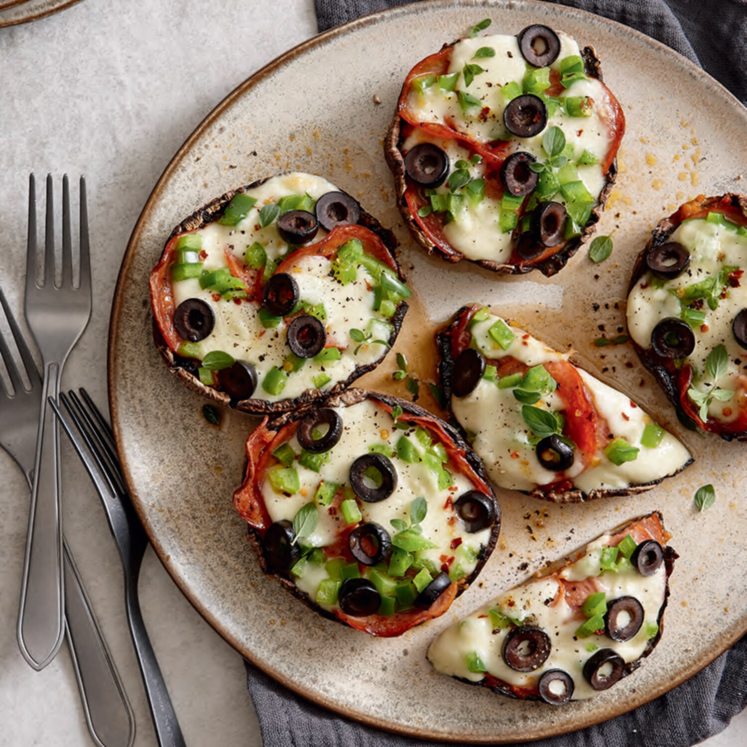 Recette de portobellos tout garnis Coup de Pouce