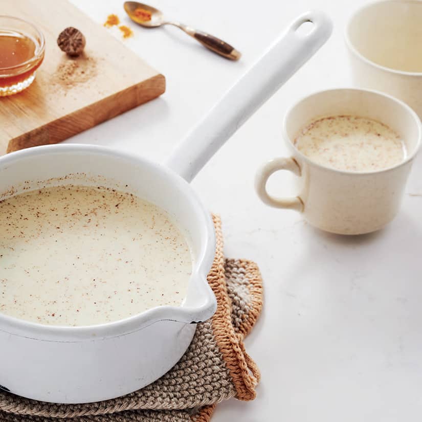 Recette de lait chaud à la muscade | Coup de Pouce