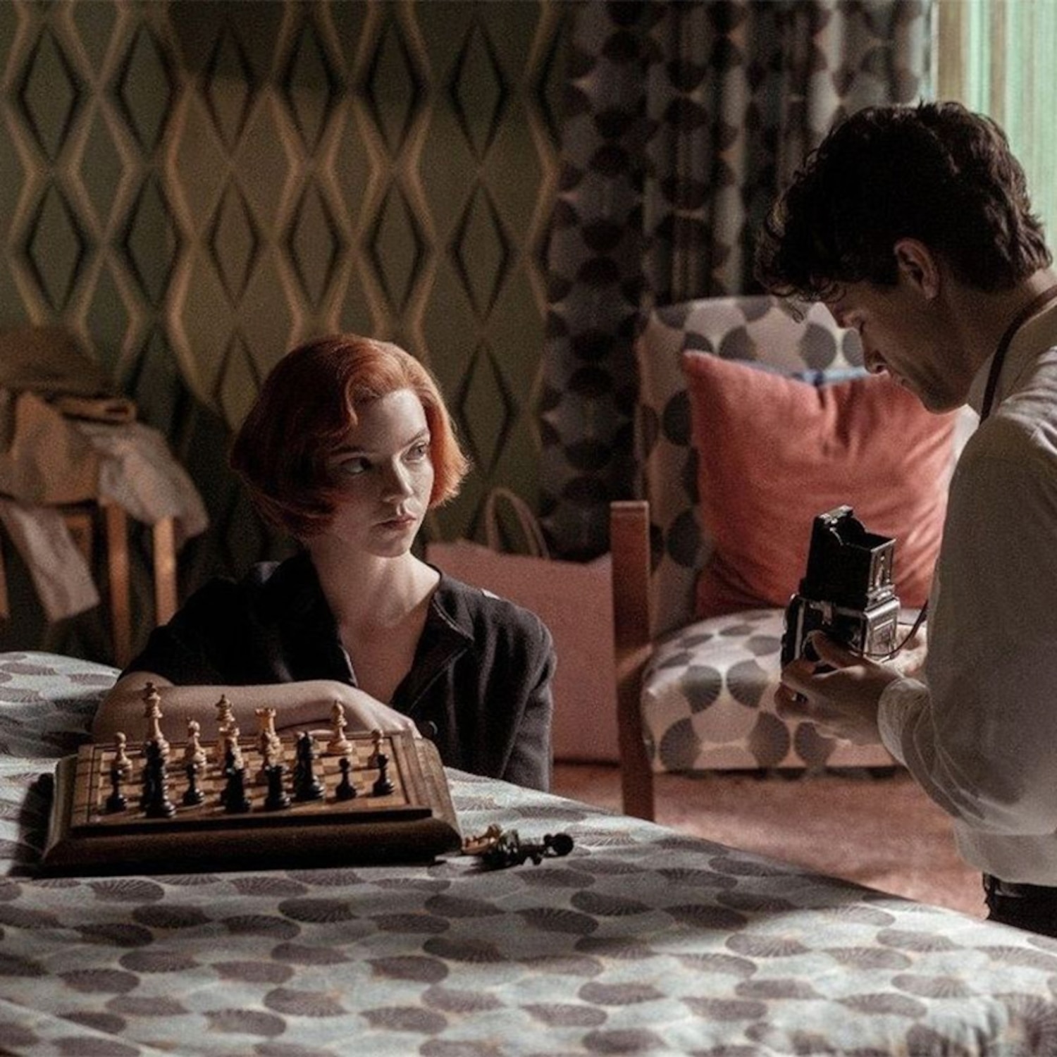 Serie Arte L'homme De La Chambre 301 Une chambre d’hôtel comme dans la série «The Queen’s Gambit» («Le jeu