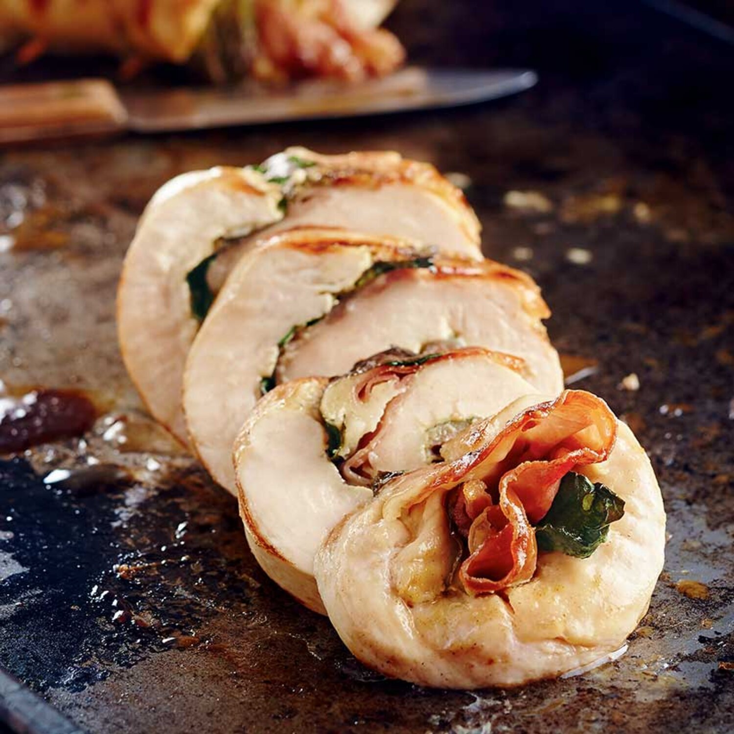 Roulades de poulet au prosciutto Coup de Pouce