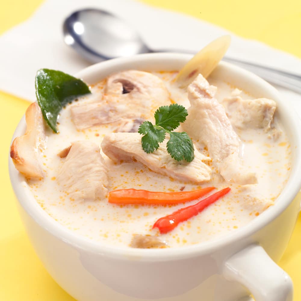 Soupe thaïlandaise au poulet et au lait de coco Coup de Pouce