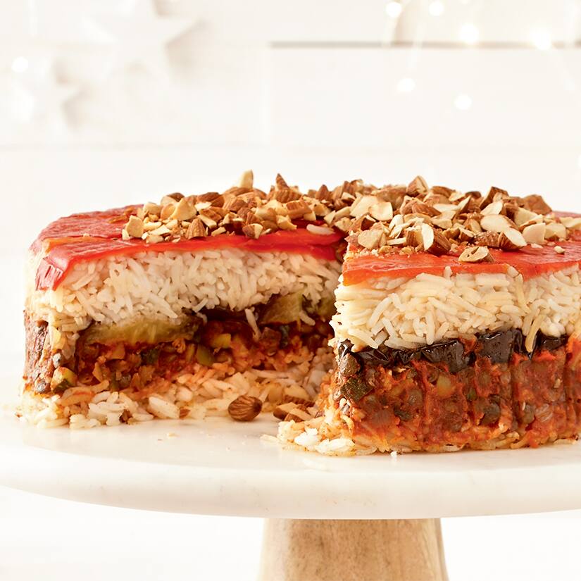 Recette De Gateau De Riz A L Aubergine Coup De Pouce