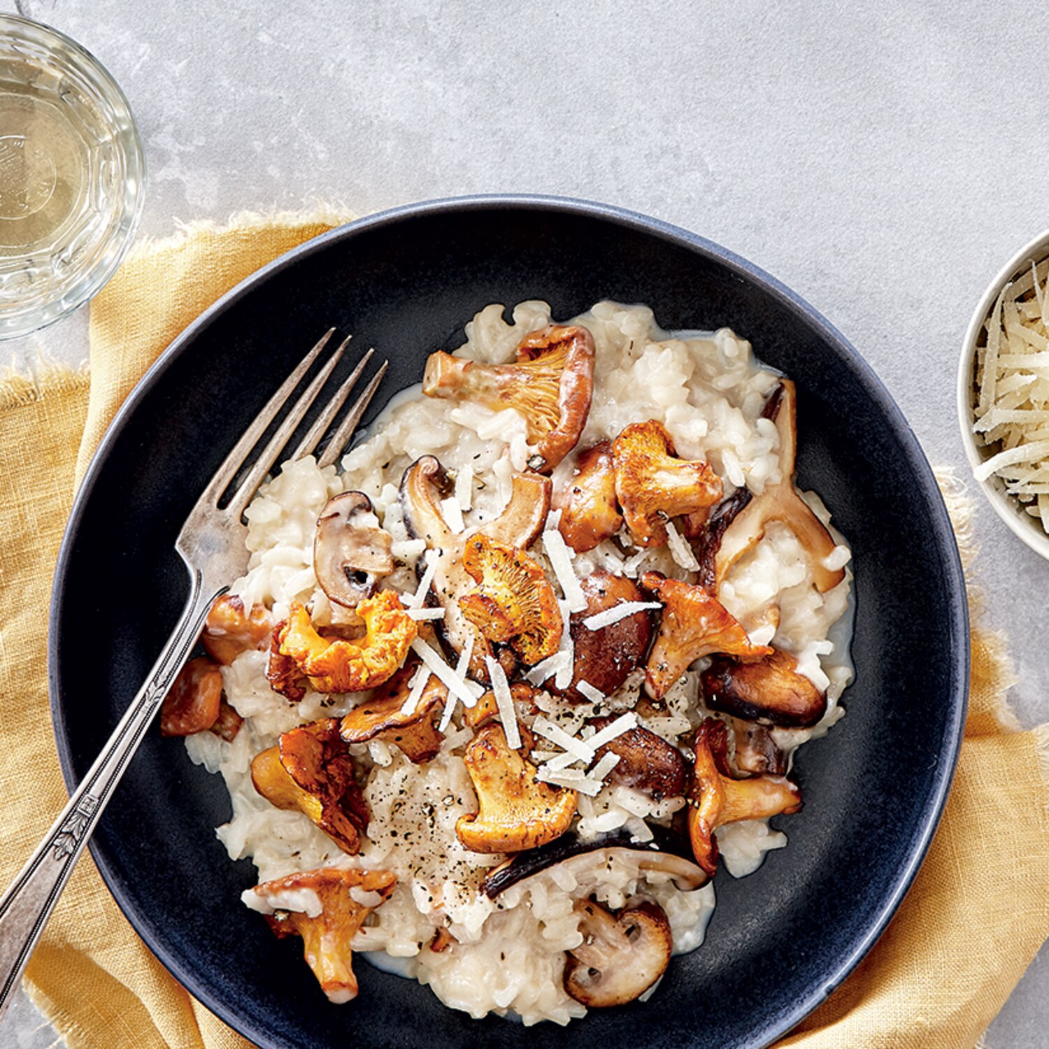 Recette de risotto aux chanterelles Coup de Pouce