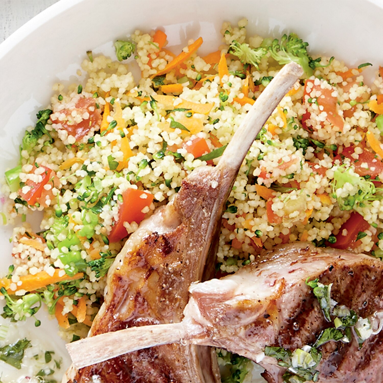 Recette de salade de couscous aux légumes Coup de Pouce