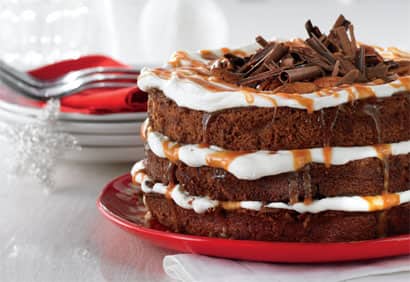 Gâteau de Noël butternut, noix, noisette - Au Fil du Thym
