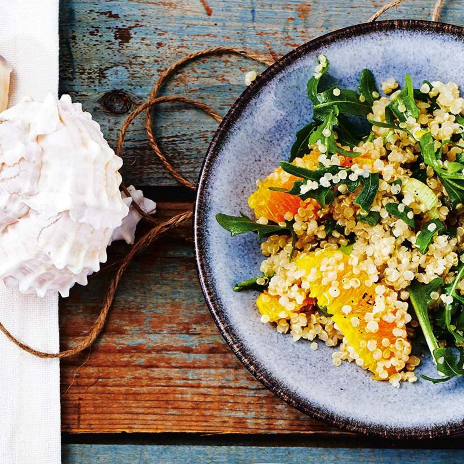 Recette de salade de quinoa à l’orange Coup de Pouce