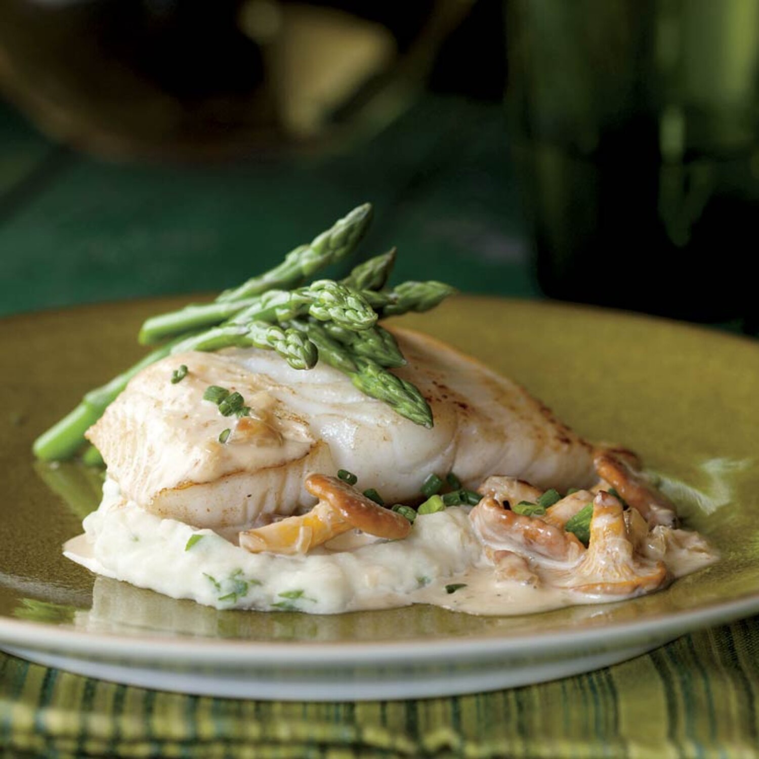 Filets de poisson, sauce crémeuse aux chanterelles Coup de Pouce