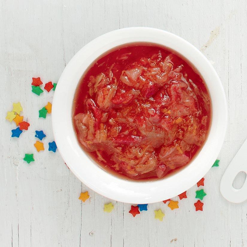 Recette de compote fraises et rhubarbe Coup de Pouce