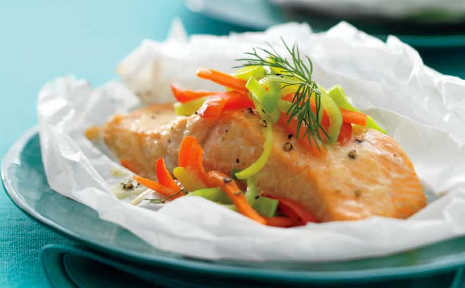 Salmon Fillets en Papillote Canadian Living