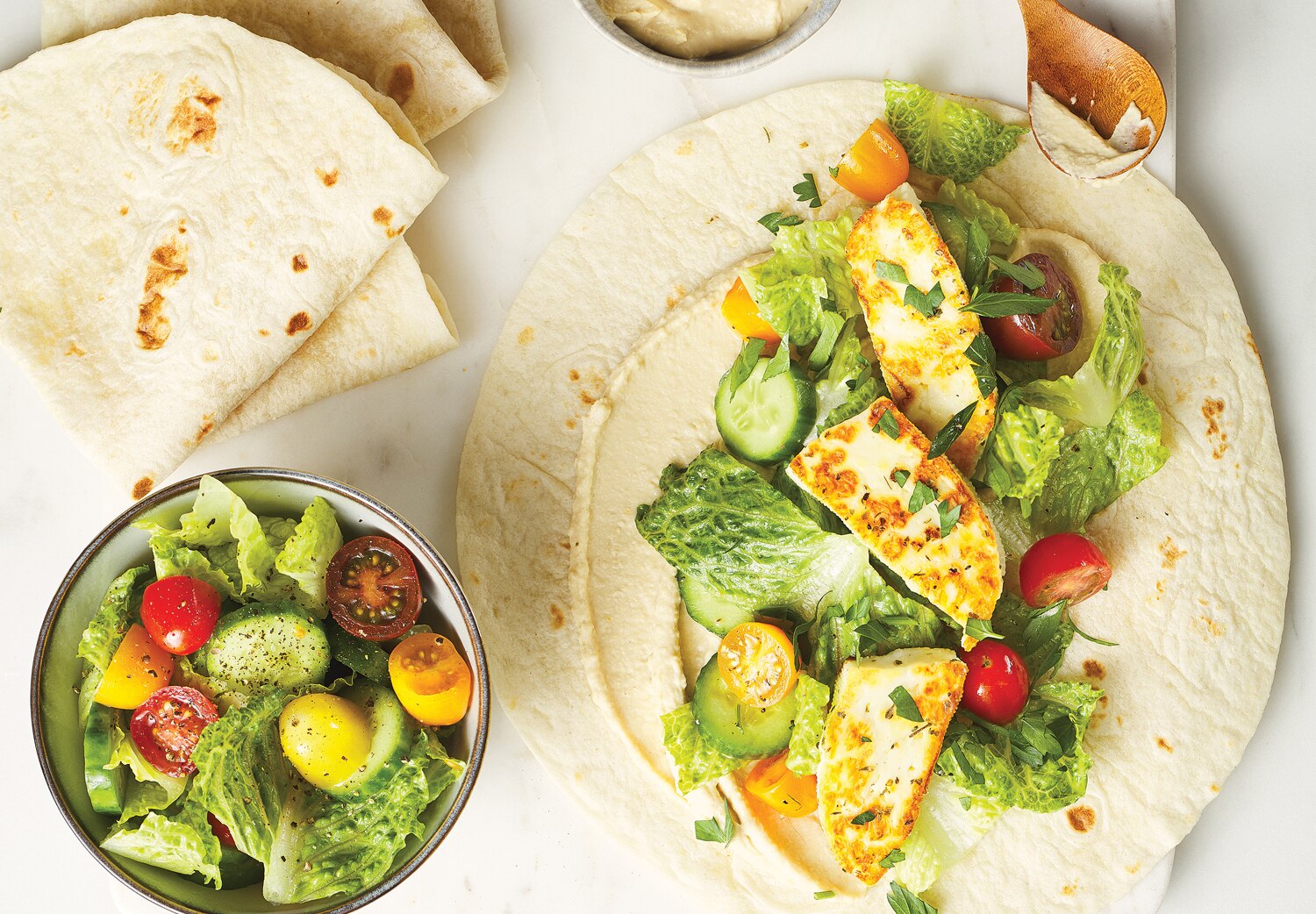 Halloumi Wraps | Canadian Living