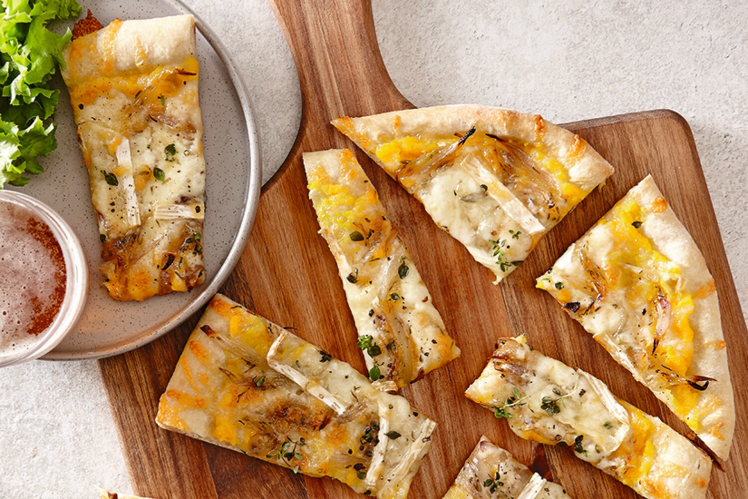 PUMPKIN, SHALLOT & BRIE PIZZA | Canadian Living