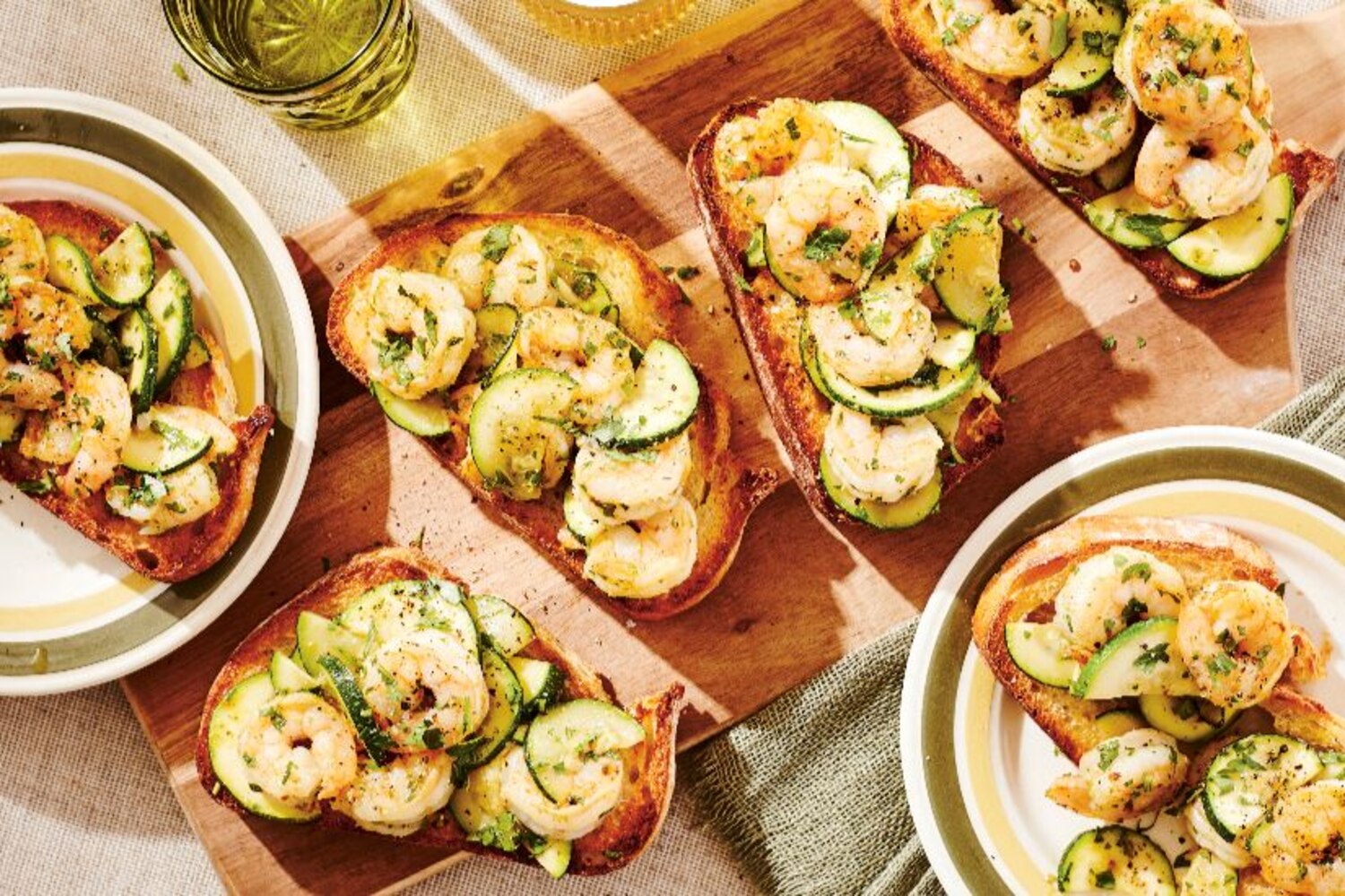 Shrimp & Zucchini Crostini | Canadian Living