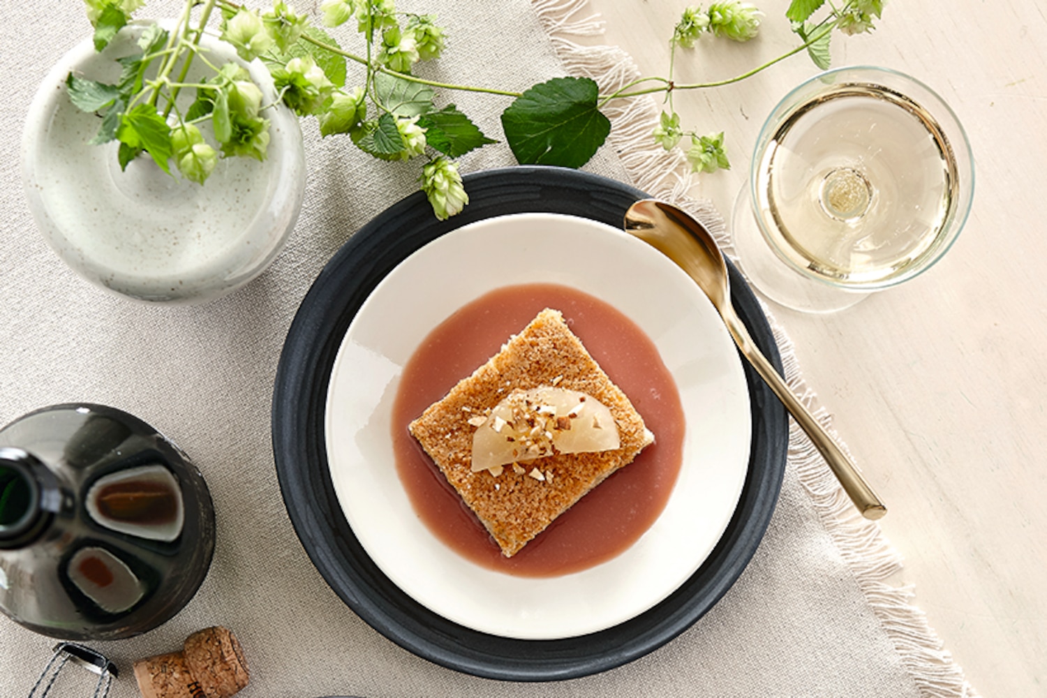 ALMOND CAKE WITH CANDIED APPLES & BEET CARAMEL | Canadian Living