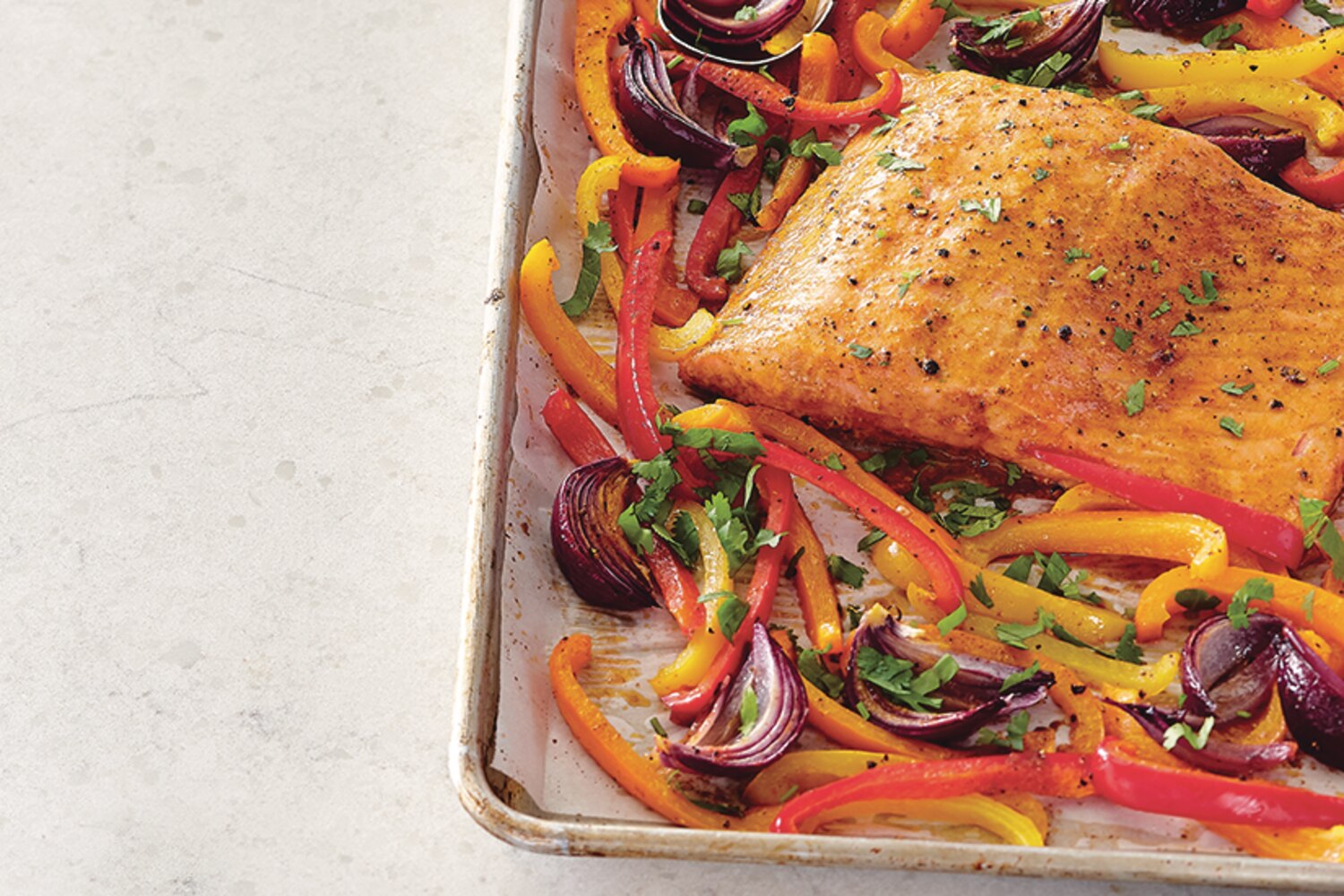 Baked Salmon with Chili Vinaigrette | Canadian Living