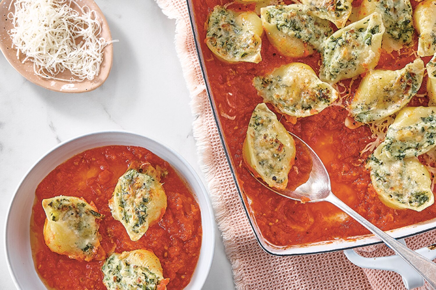 Prep-Ahead Spinach & Artichoke-Stuffed Shells | Canadian Living