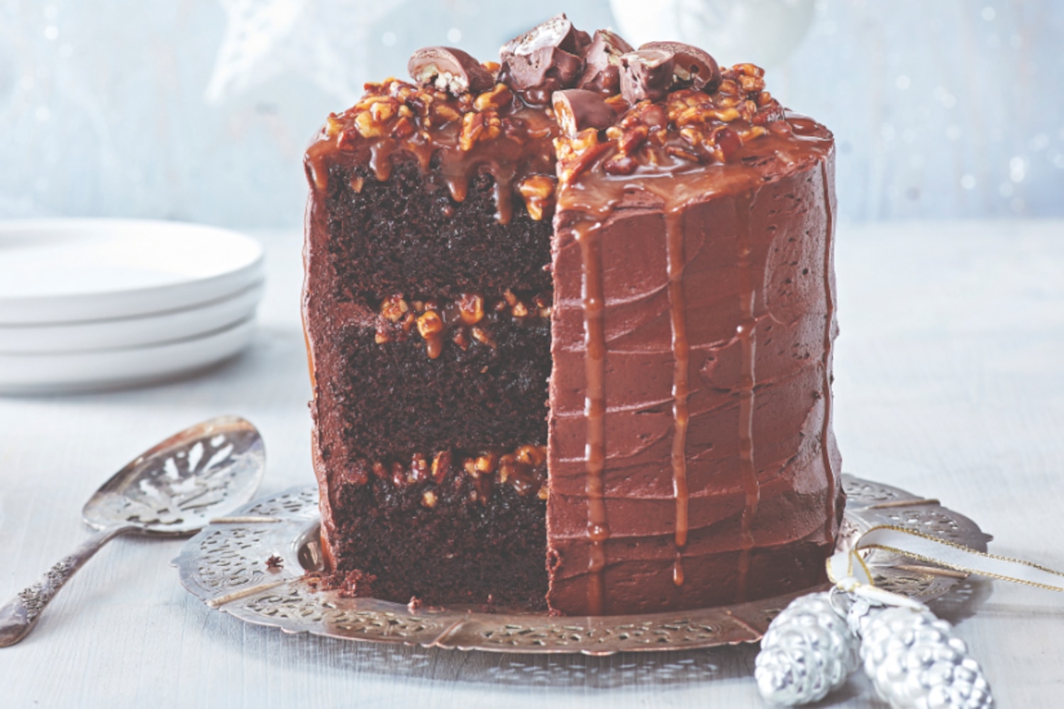 Chocolate Turtle Cake | Canadian Living