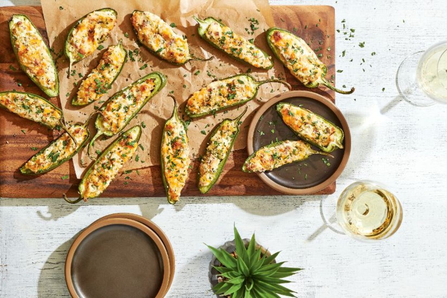 Crab-, Bacon-, & Cheese-Stuffed Jalapeños | Canadian Living