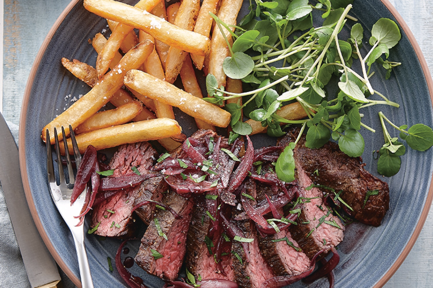 Flank Steak with Shallots & Red Wine Canadian Living