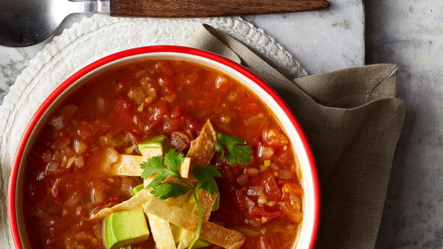 Mexican-Style Chicken Soup with Tortilla Chips | Canadian Living