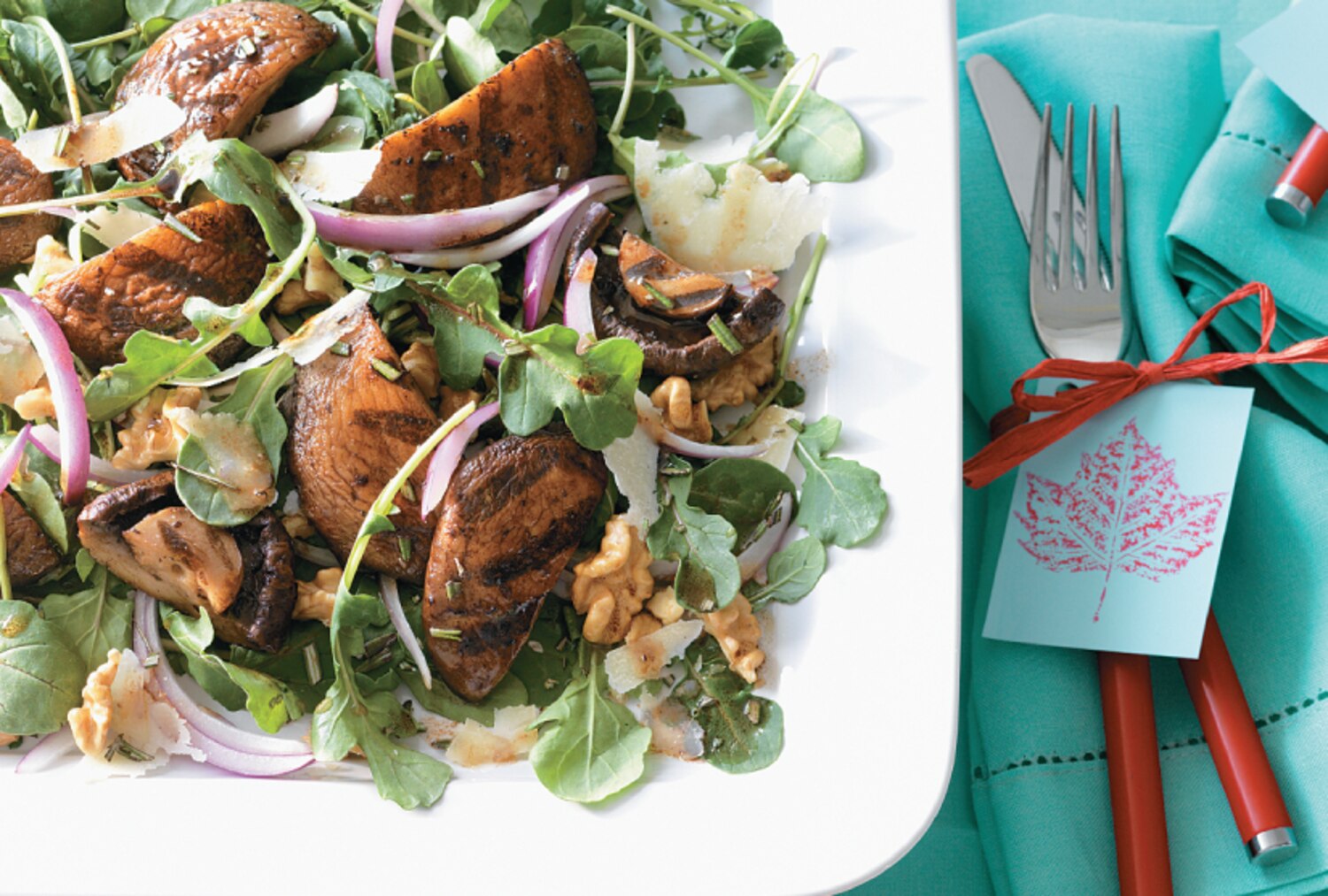 Grilled Portobello Salad with Arugula Canadian Living