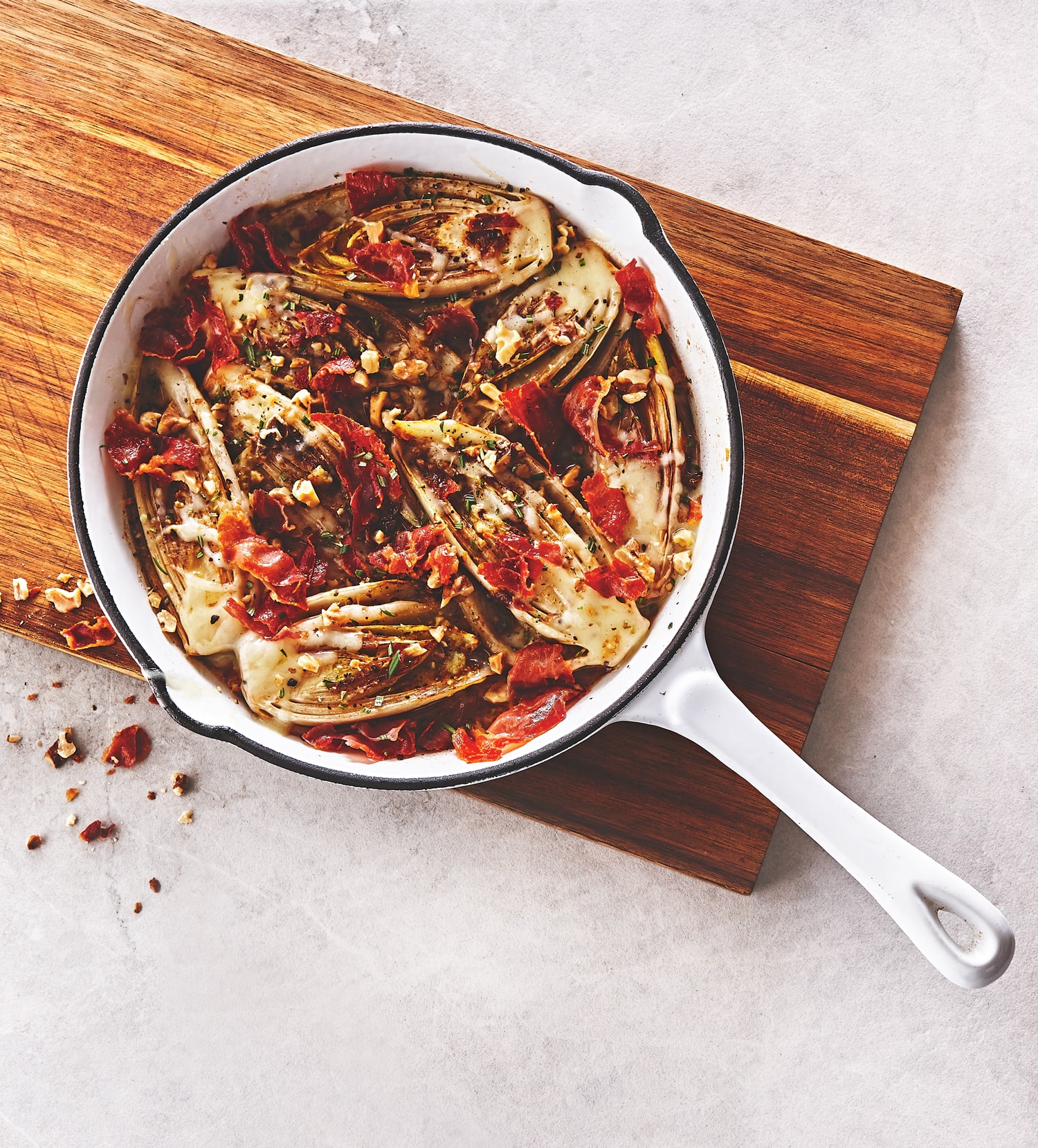 Braised Endives with Prosciutto & Gruyère Canadian Living