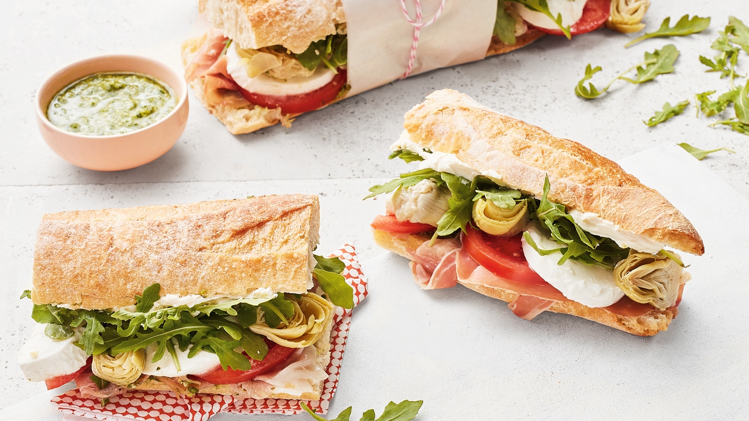 Italian-Style Sandwiches on a Baguette | Canadian Living