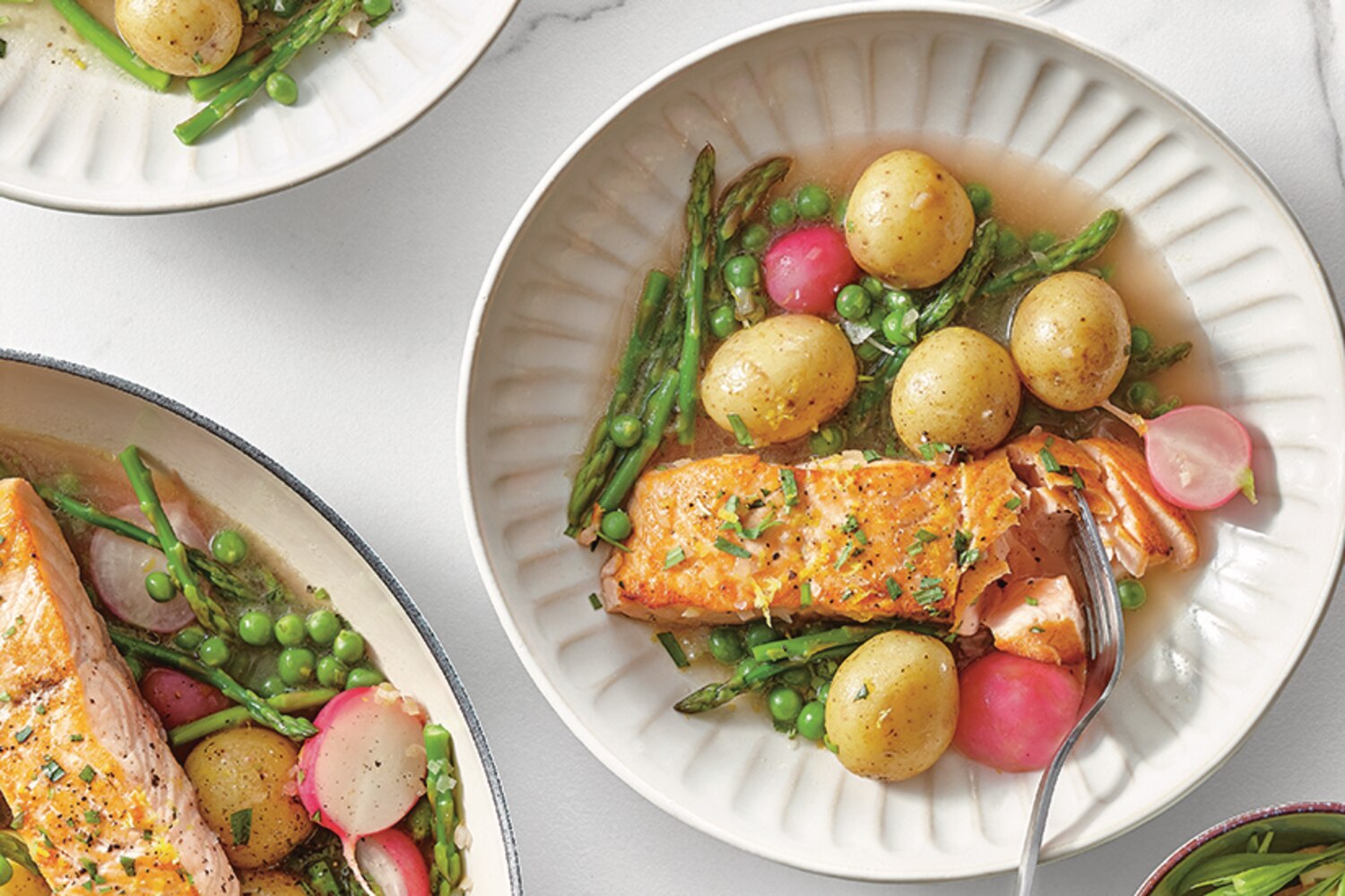 One-Pot Salmon with Vegetables & Tarragon | Canadian Living