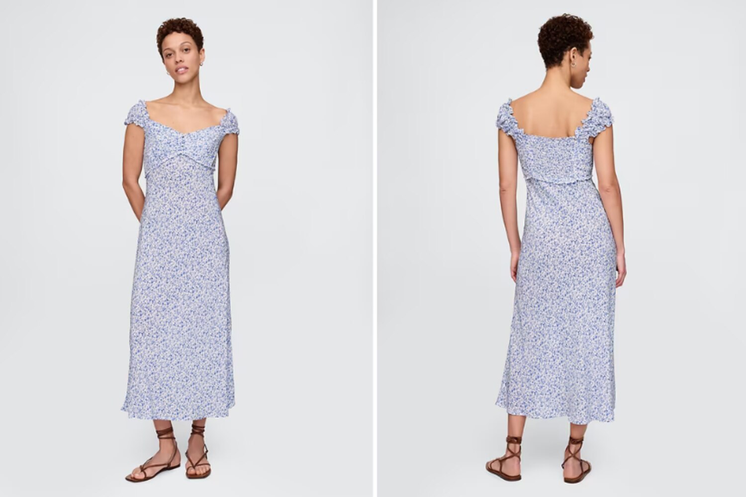 Spring Loving Floral Tank Dress