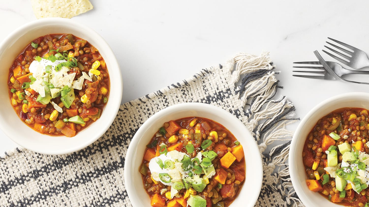 Lentil & Sweet Potato Chili Canadian Living