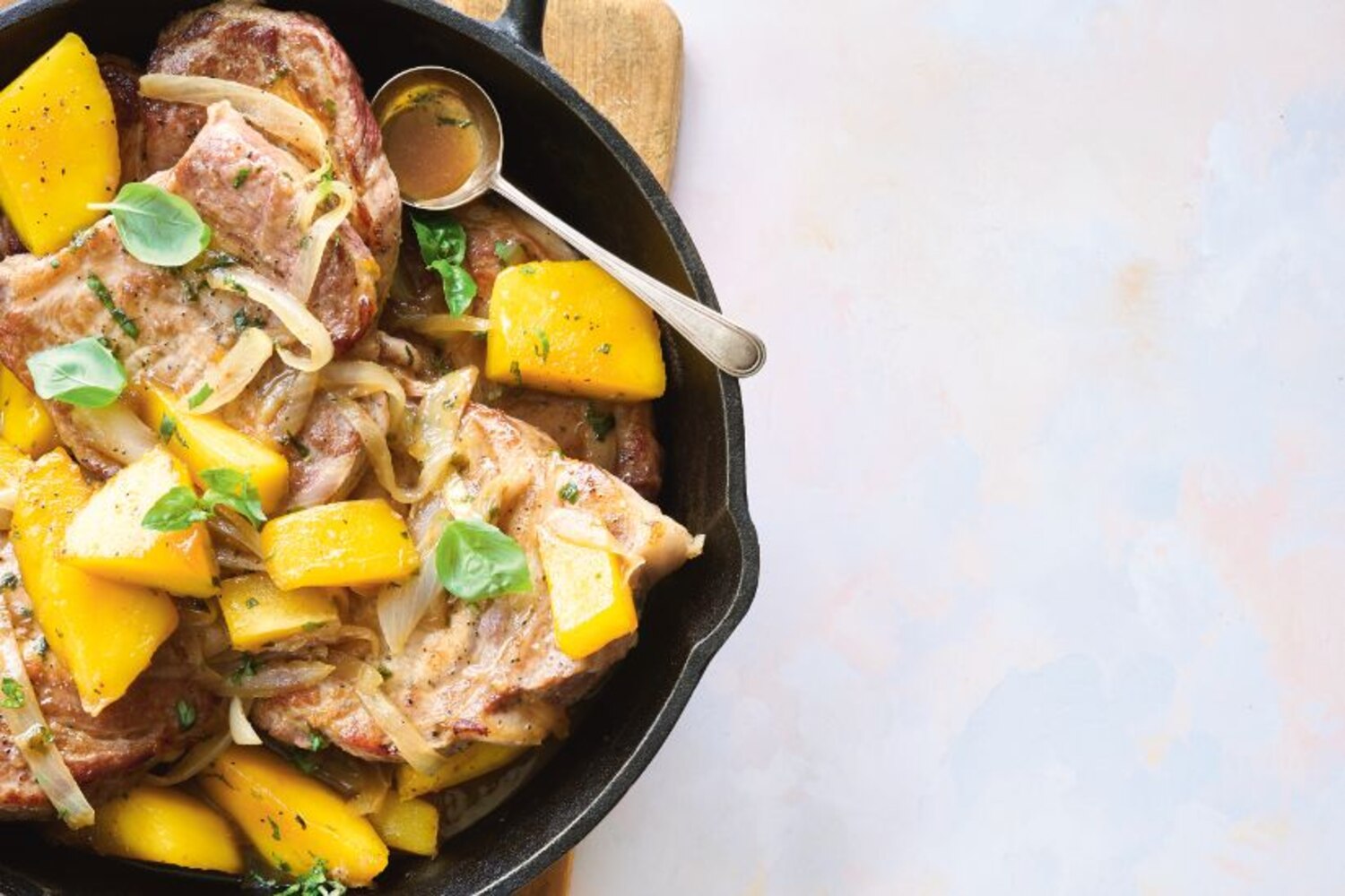 Grilled Mango Pork Chops | Canadian Living