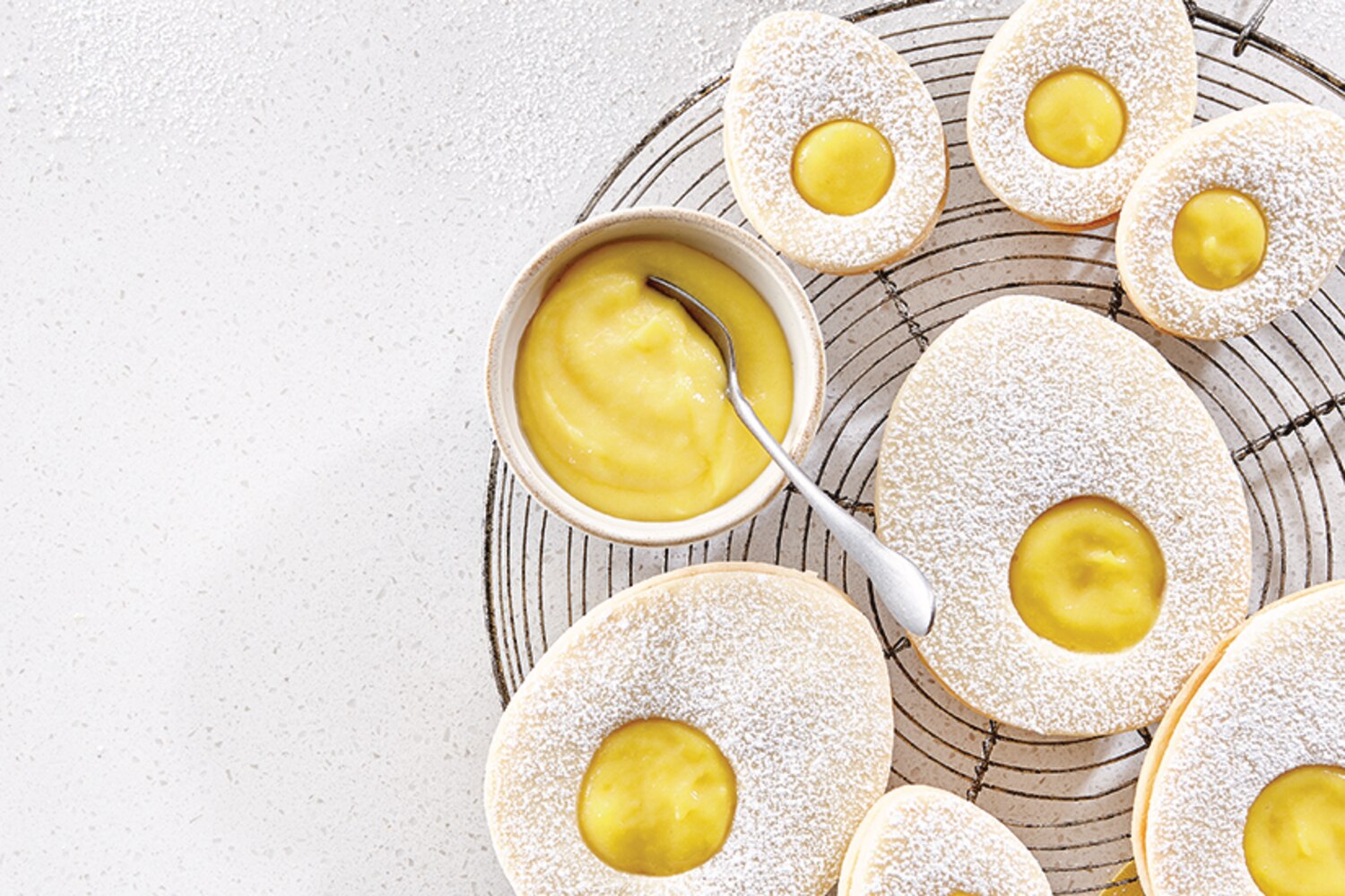 Mango Cream Shortbread Sandwich Cookies | Canadian Living