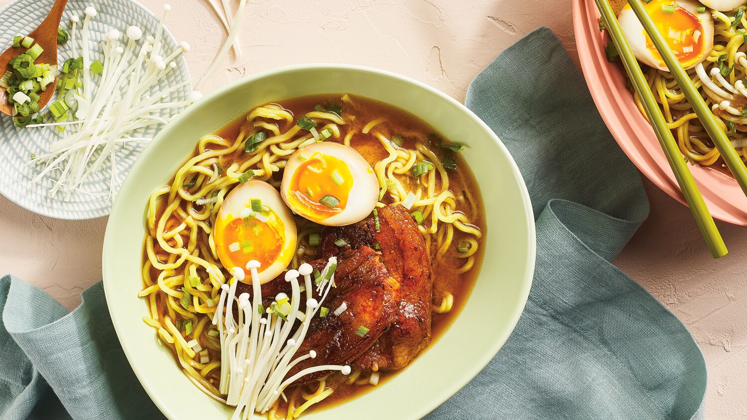 Miso & Glazed-Pork Ramen | Canadian Living