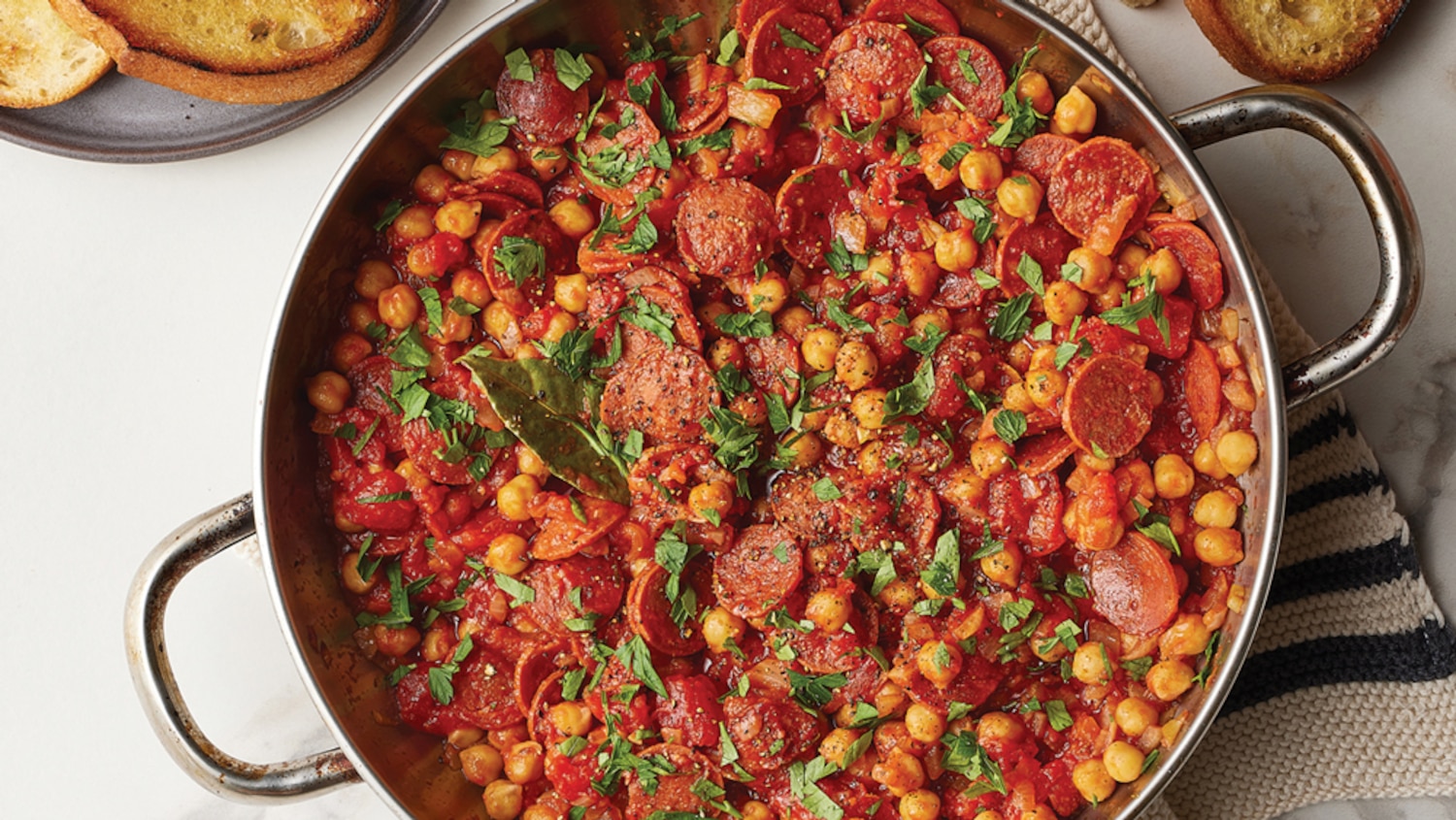 Sautéed Chickpeas & Chorizo | Canadian Living