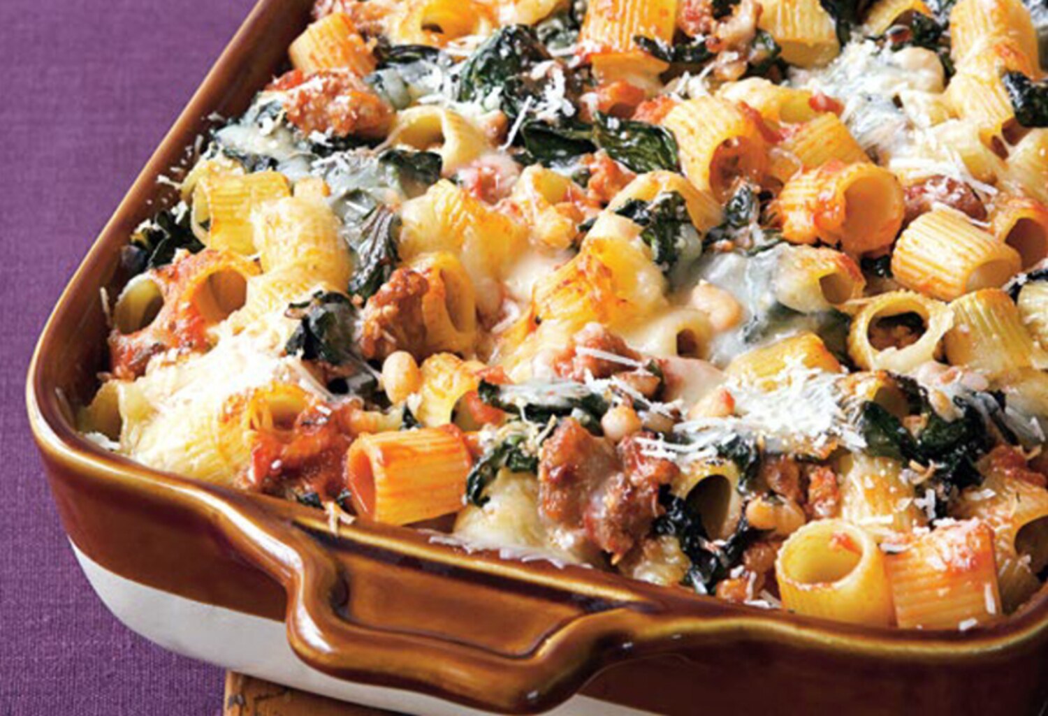 Sausage and Swiss Chard Rigatoni | Canadian Living