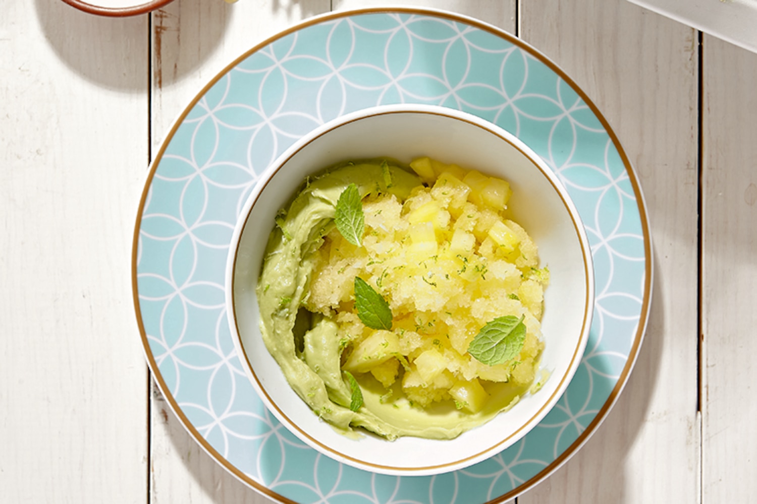 Pineapple Granita & White Chocolate-Avocado Ganache | Canadian Living