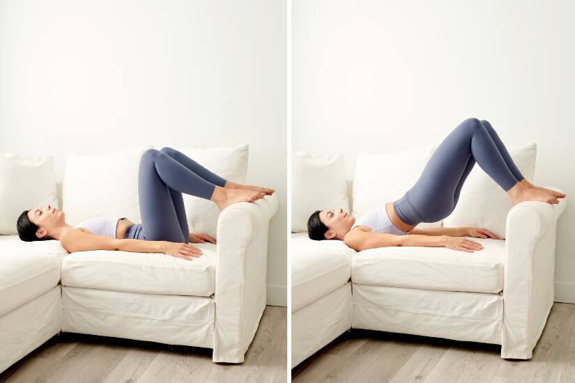 8 Easy Exercises You Can Do On The Couch | Canadian Living