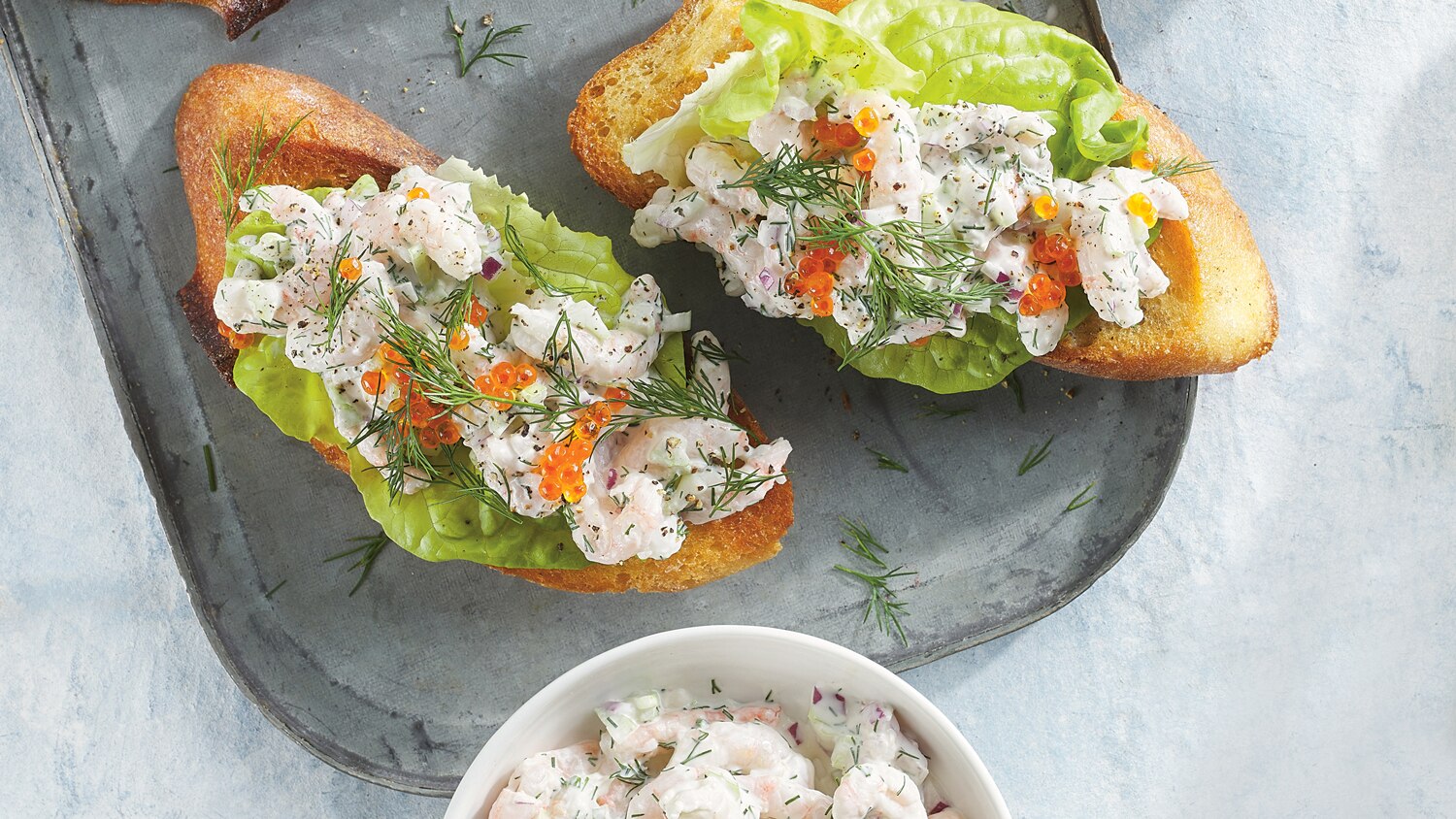Shrimp Salad Crostini | Canadian Living