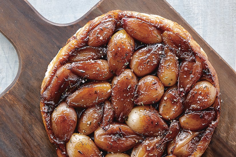 Shallot tarte tatin recipe