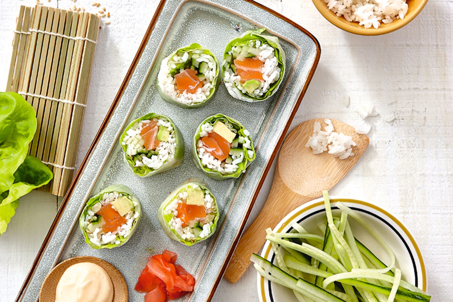 Salmon & Avocado Maki Fresh Rolls Canadian Living