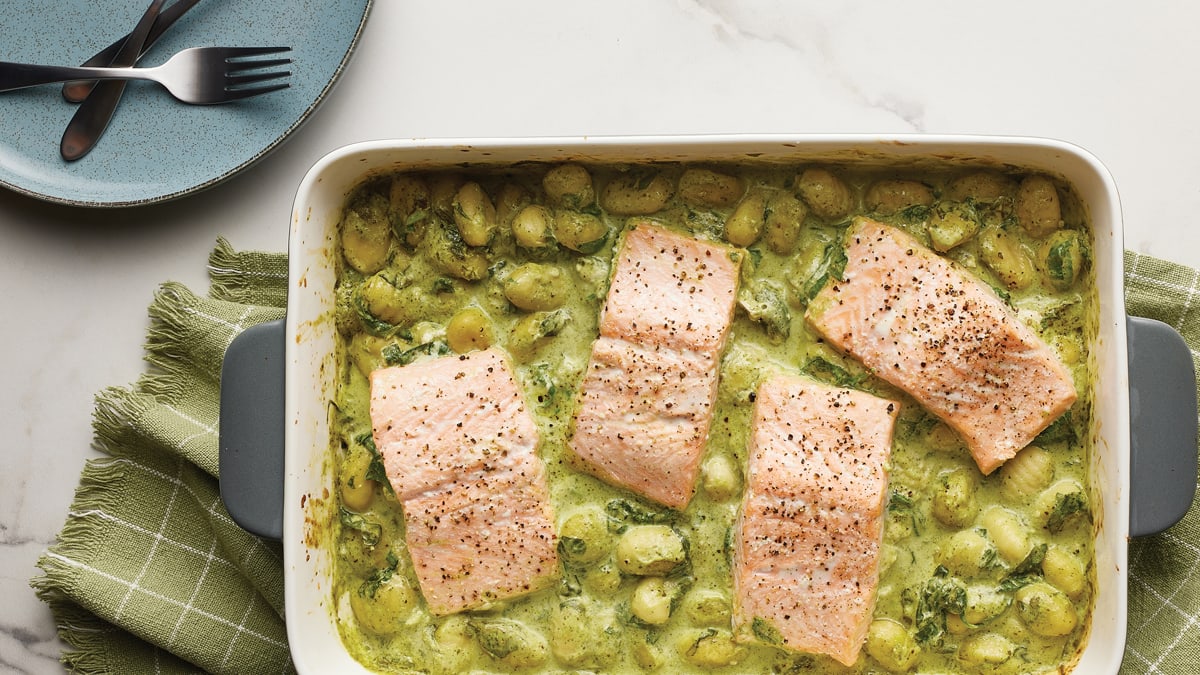Salmon Gnocchi Casserole Canadian Living