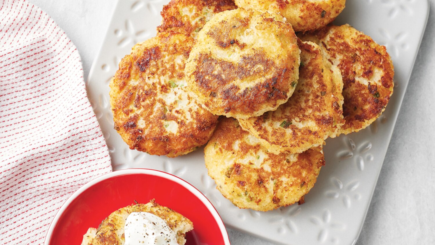 Potato & Cheese Pancakes | Canadian Living