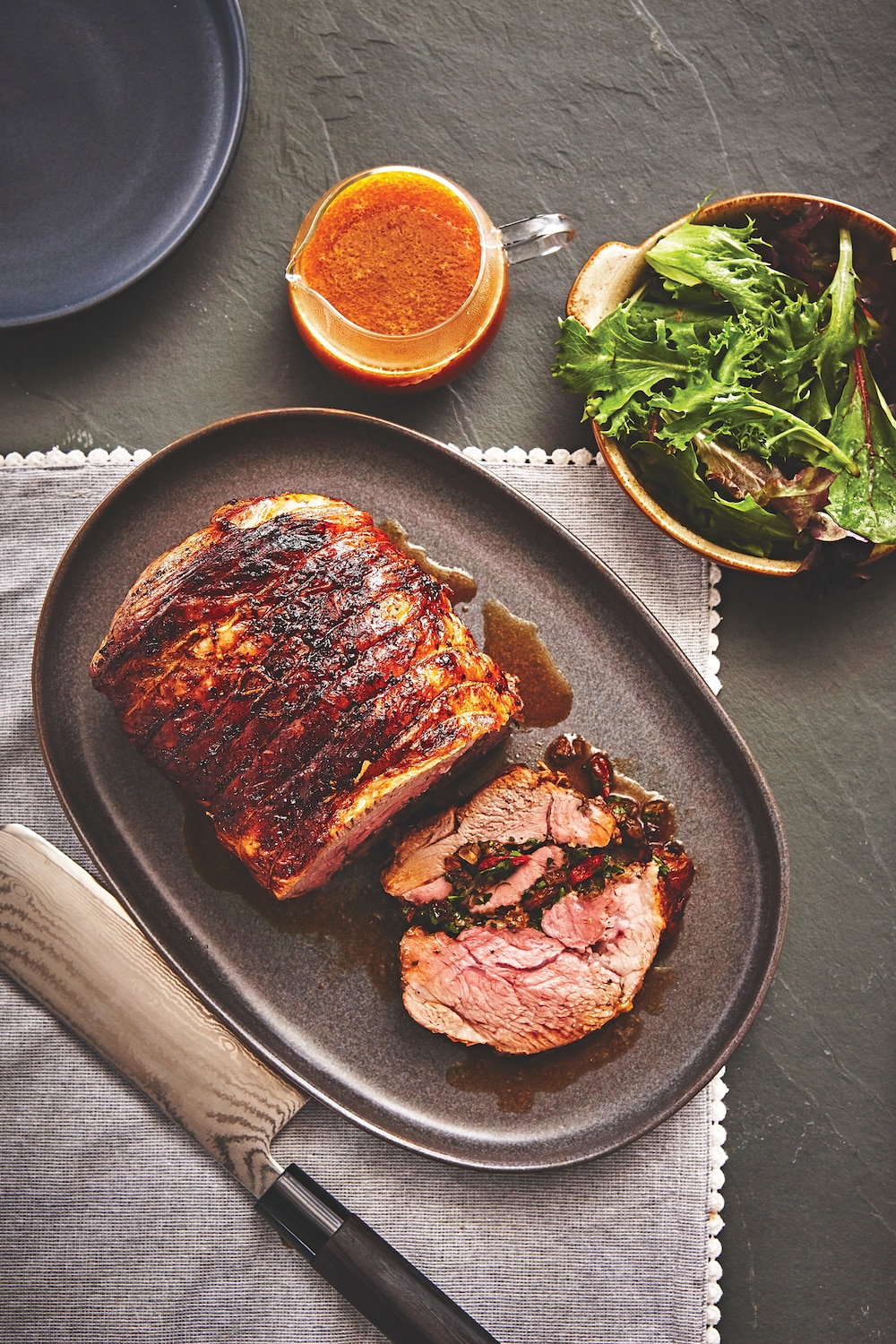 Dried Fruit & Pistachio-Stuffed Leg of Lamb | Canadian Living