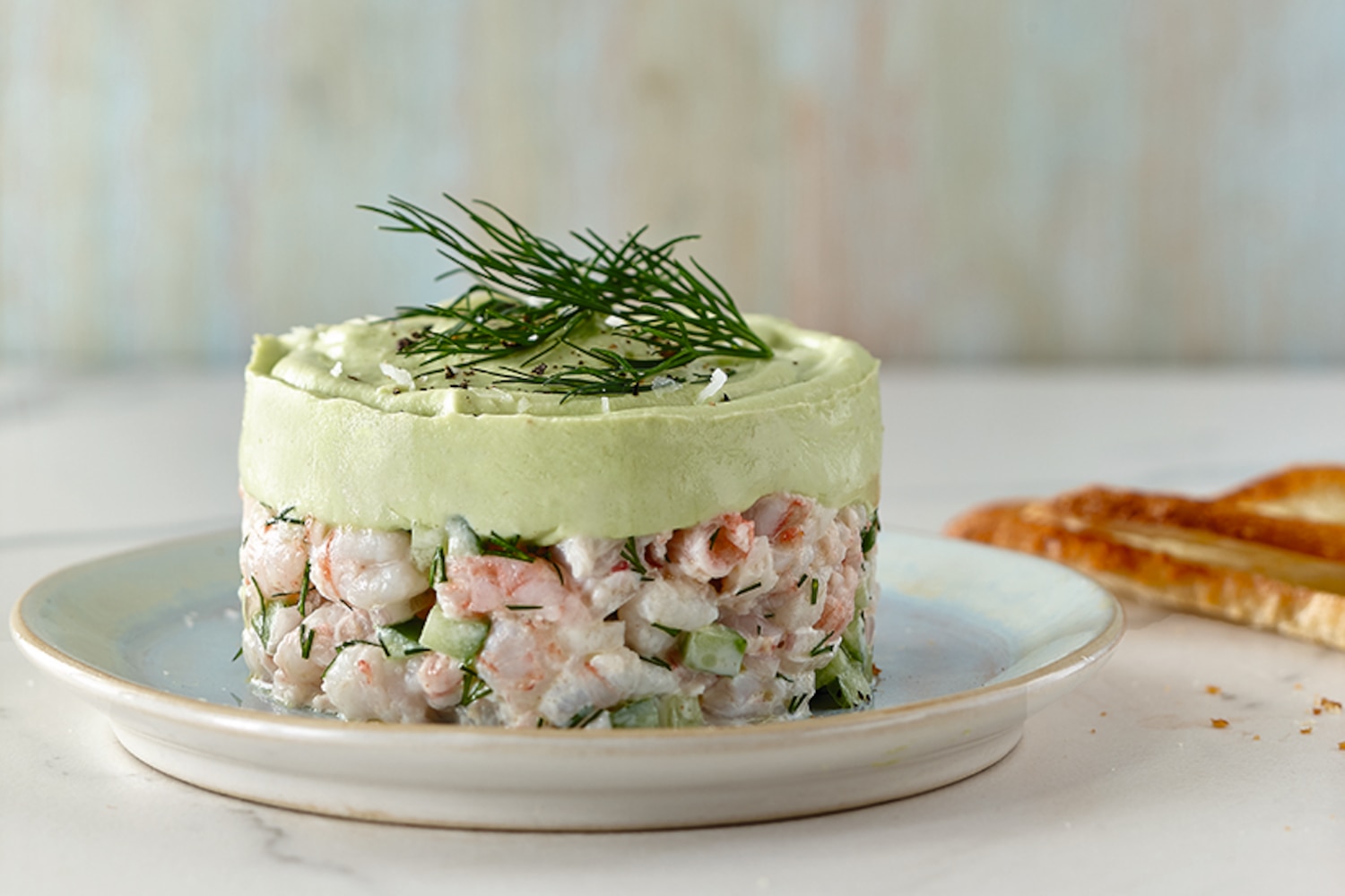 Layered Shrimp & Avocado Cream | Canadian Living