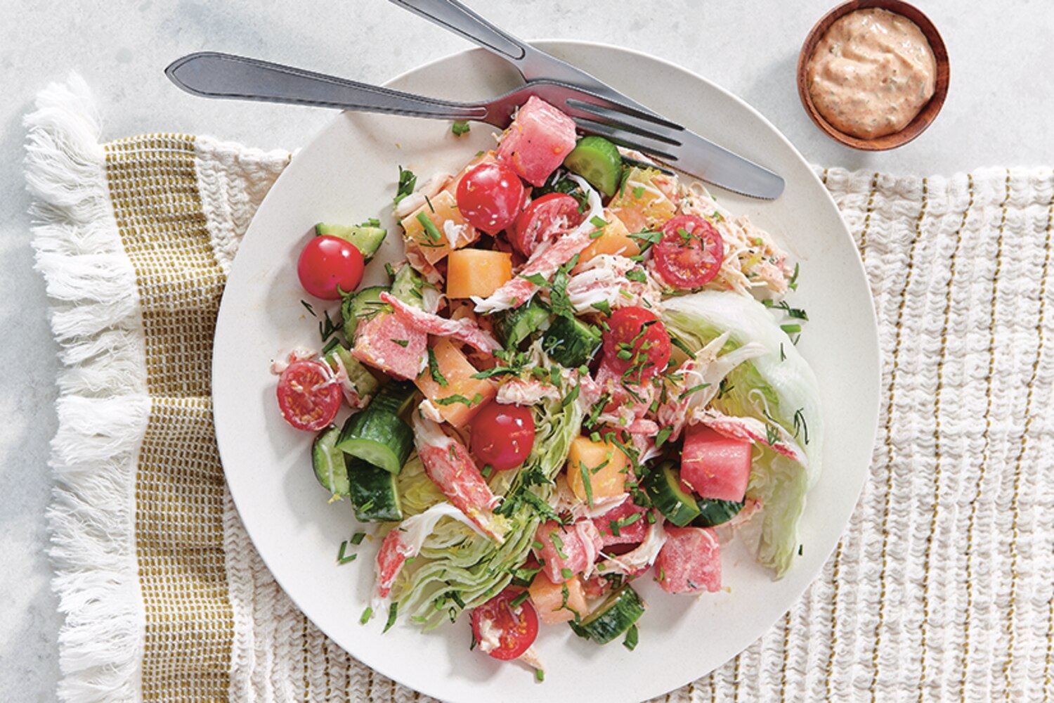 Melon & Crab Salad | Canadian Living