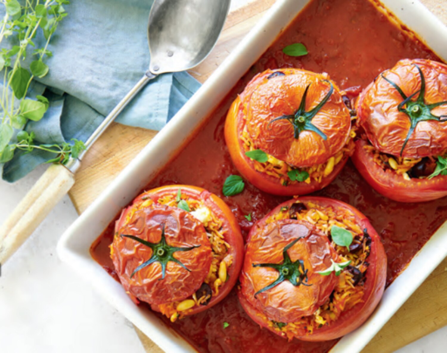Greek-Style Stuffed Tomatoes | Canadian Living